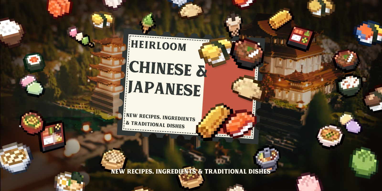 Heirloom Asian Food Pack promotional banner.