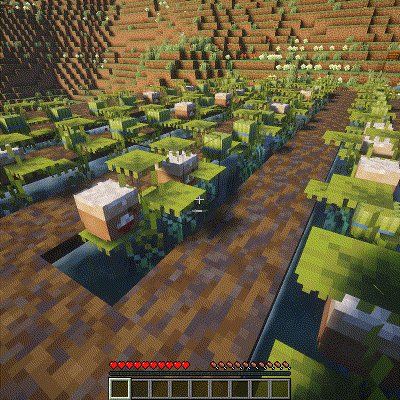 Heirloom crops use custom display visuals and growth stages.